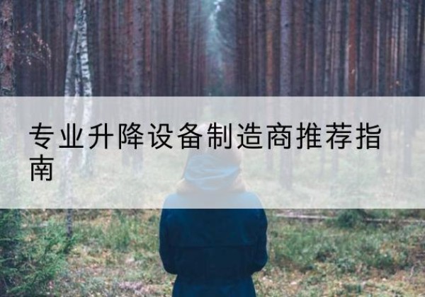 田家庵电动剪叉升降平台厂家-专业升降设备制造商推荐指南